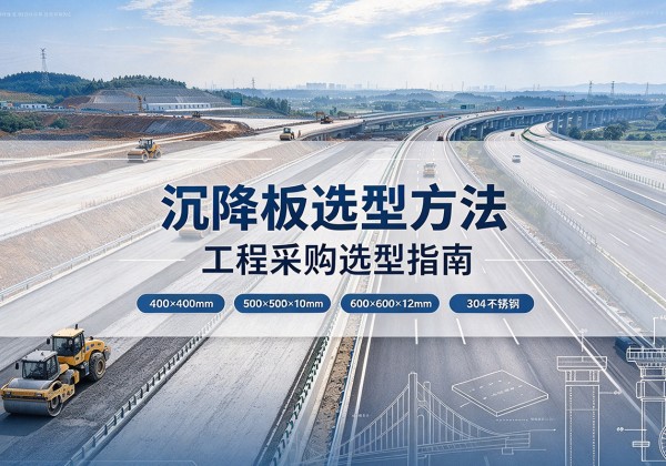 丰镇沉降板选择方法